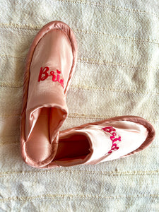 Rose gold Bride Slippers | Prepaid Orders Only