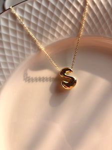 S for serene Necklace