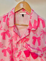 Load image into Gallery viewer, Pookie’s Pink Feathers Pj Set
