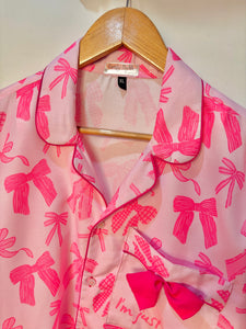 Pookie’s Pink Feathers Pj Set