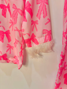 Pookie’s Pink Feathers Pj Set