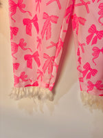 Load image into Gallery viewer, Pookie’s Pink Feathers Pj Set
