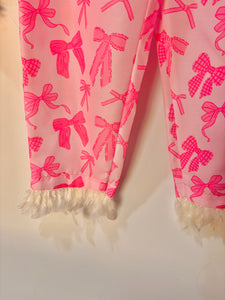 Pookie’s Pink Feathers Pj Set