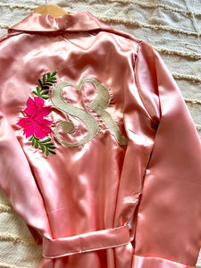 Rose Gold Personalise Robe + Slippers  | Prepaid Orders Only