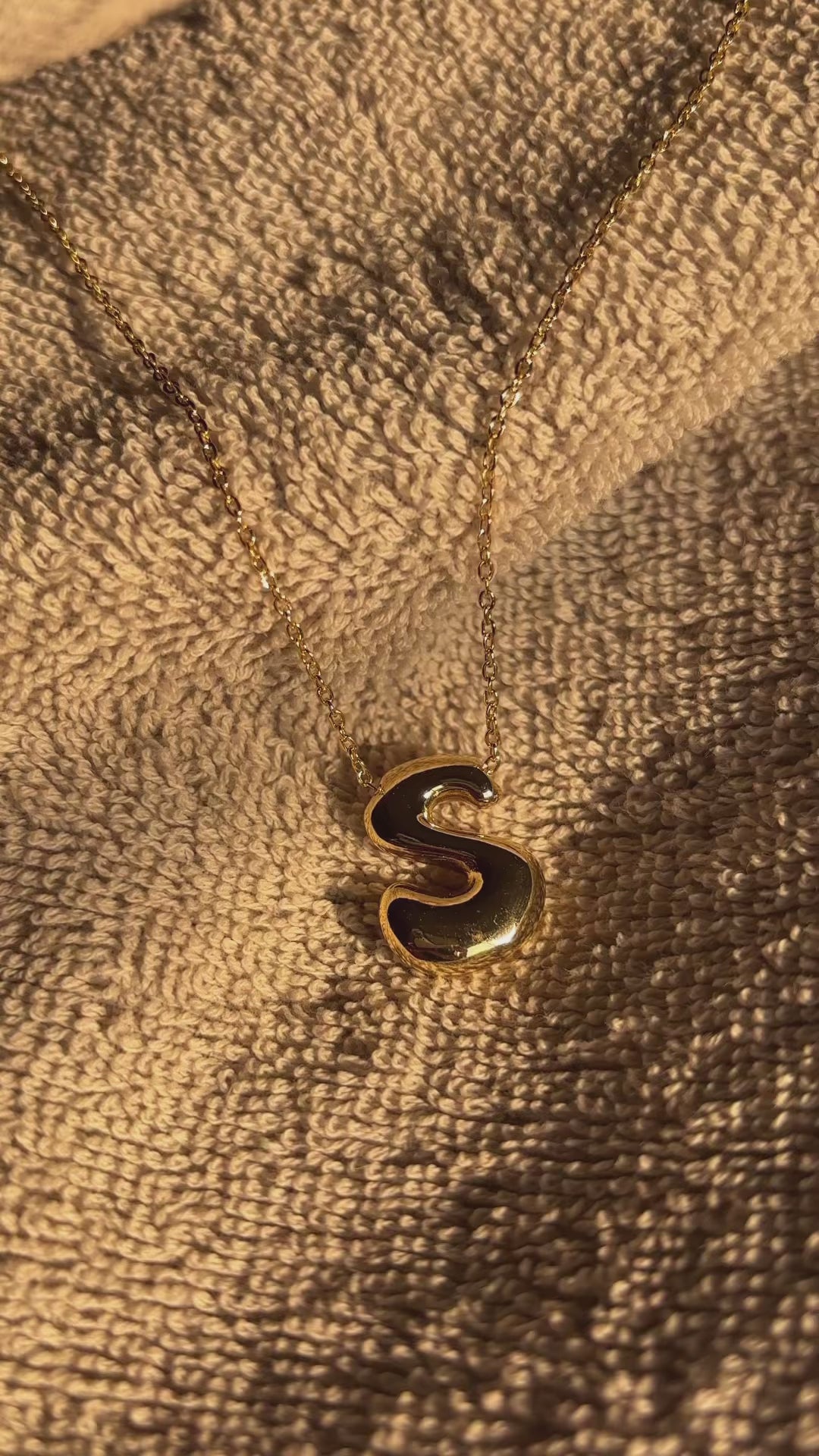 S for serene Necklace