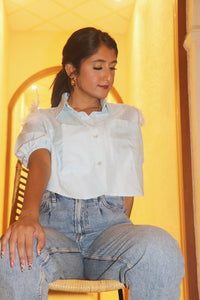 Feather Crop Shirt