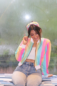 Rainbow Bomber Jacket