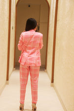 Load image into Gallery viewer, Pink Lines Blazer Set
