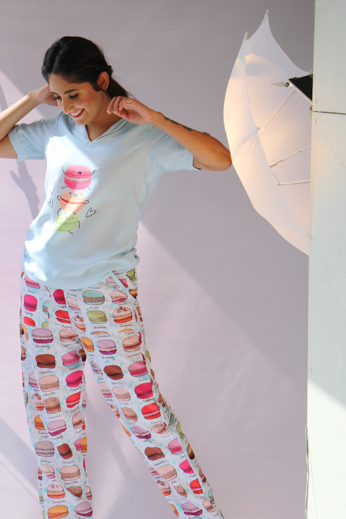 Macaroons Tee + Pj Set