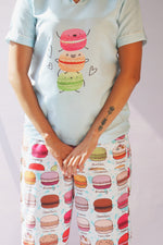 Load image into Gallery viewer, Macaroons Tee + Pj Set
